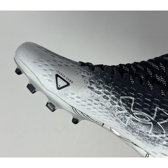 Under Armour Football Cleats Mens Size 13 Spotlight Lux 2.0 Black White - Picture 16 of 16